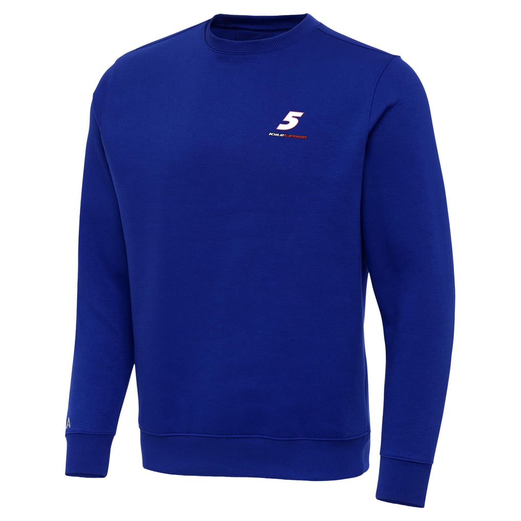  Kyle Larson Antigua Victory Pullover Sweatshirt - Royal